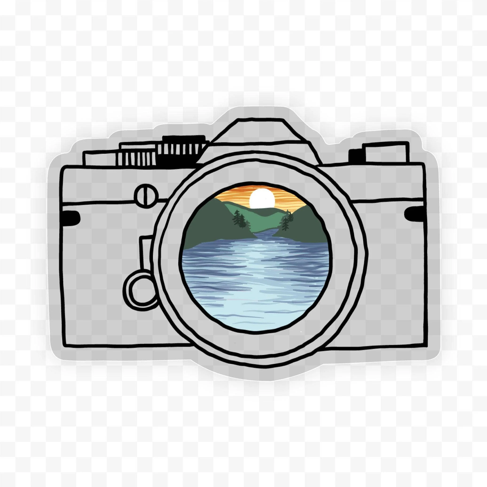 Big Moods: Camera Nature Clear Sticker - Image 2