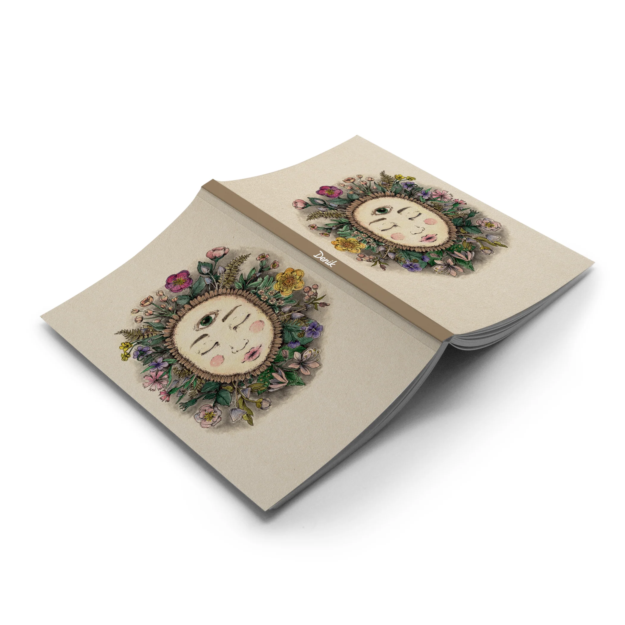 Denik: Earth Goddess Classic Layflat Journal Notebook - Image 3