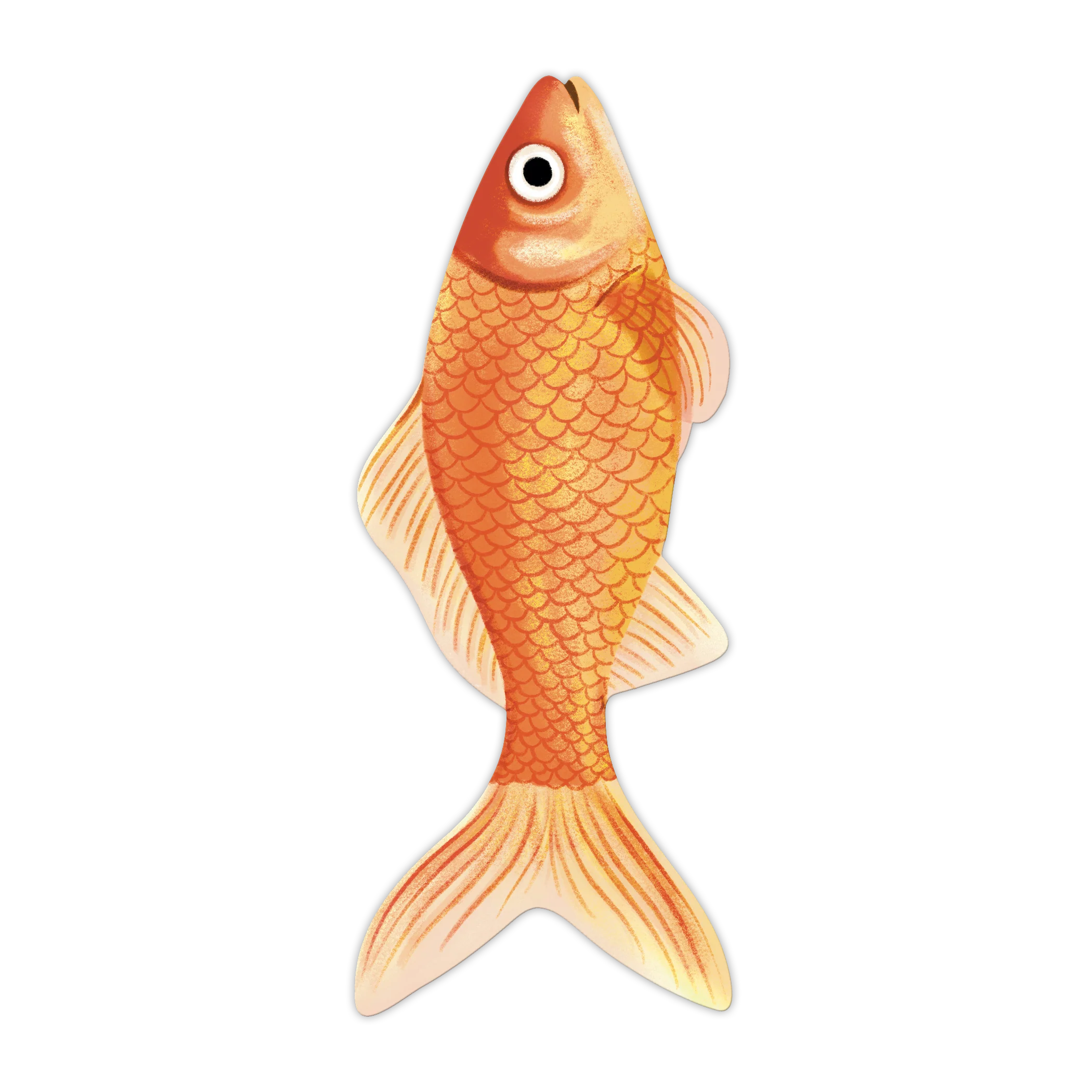 Grey Street Paper: Goldfish Die-Cut Bookmark - Image 4