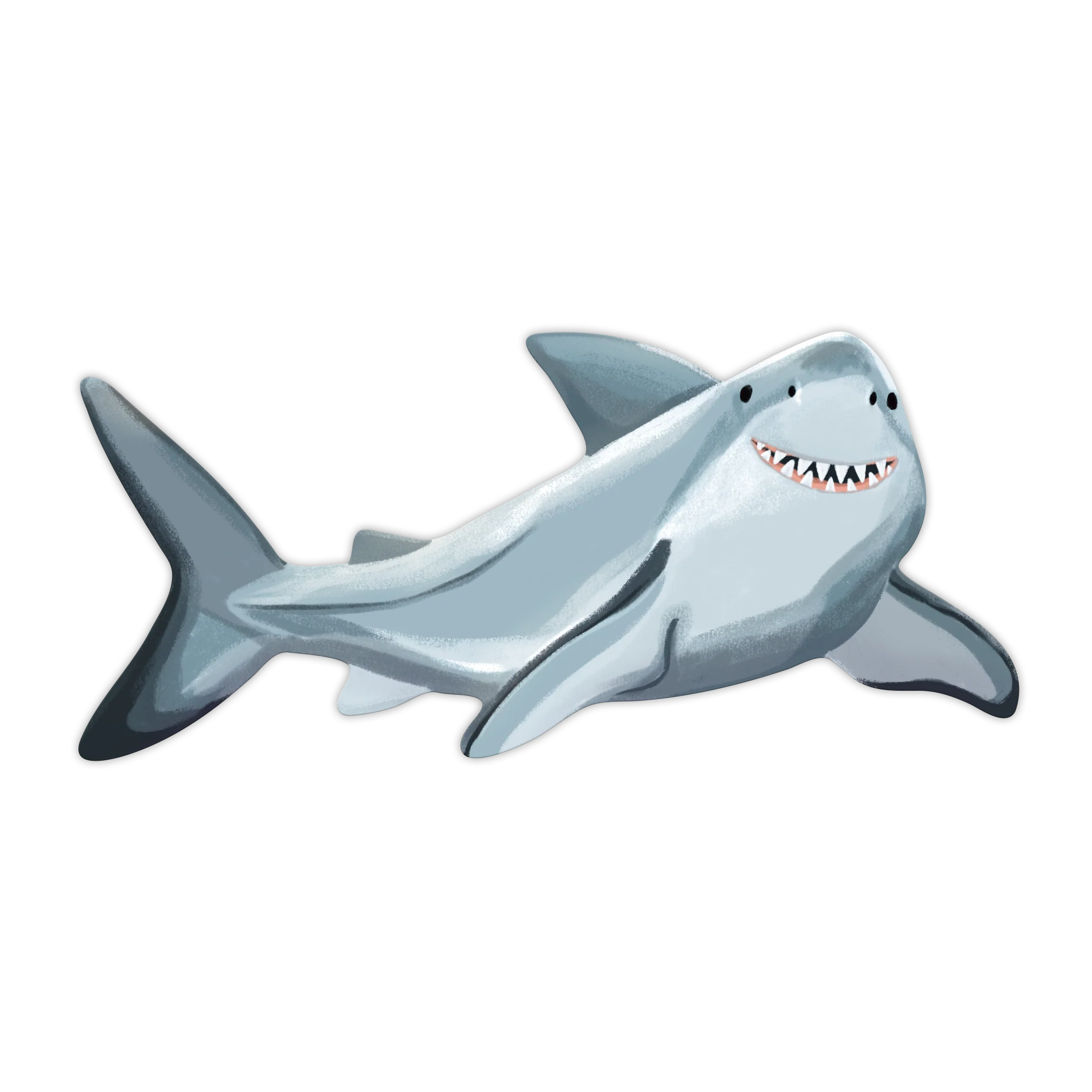 Grey Street Paper: Shark Die-Cut Bookmark - Image 4