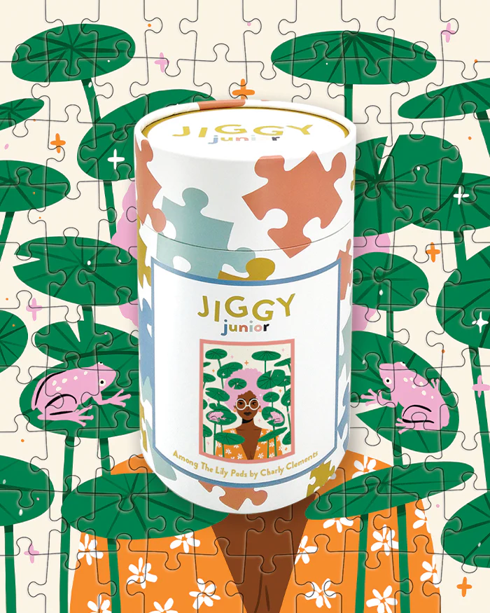 JIGGY Puzzles: JIGGY Junior 100pc: Among The Lily Pads by Charly Clements - Image 3