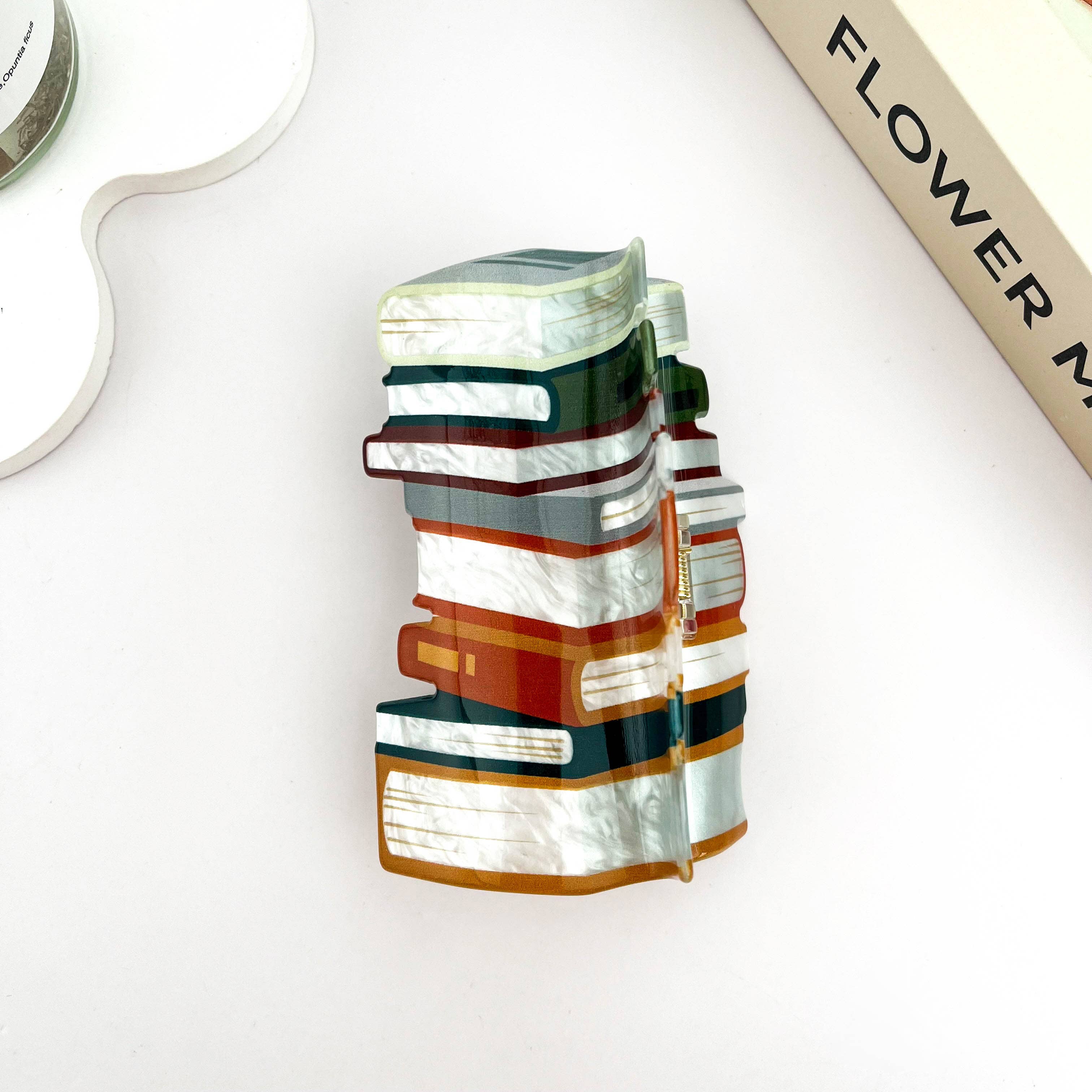 mildstyles: Ocean of Knowledge Book Hair claw clip - Image 5