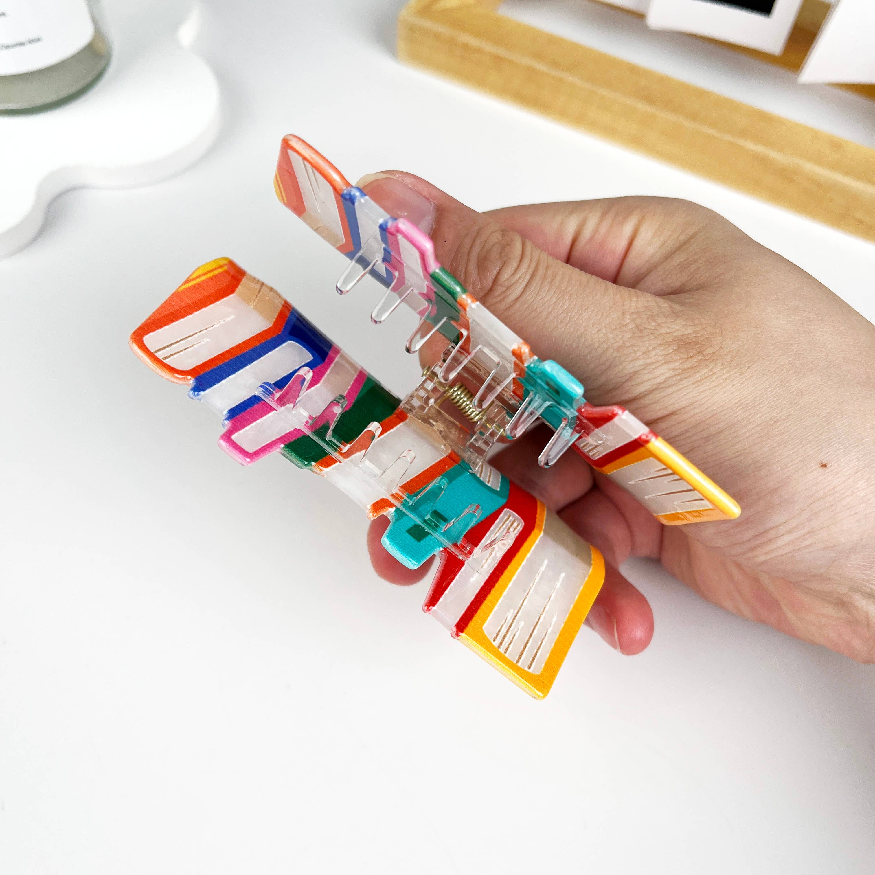 mildstyles: Ocean of Knowledge Book Hair claw clip - Image 6