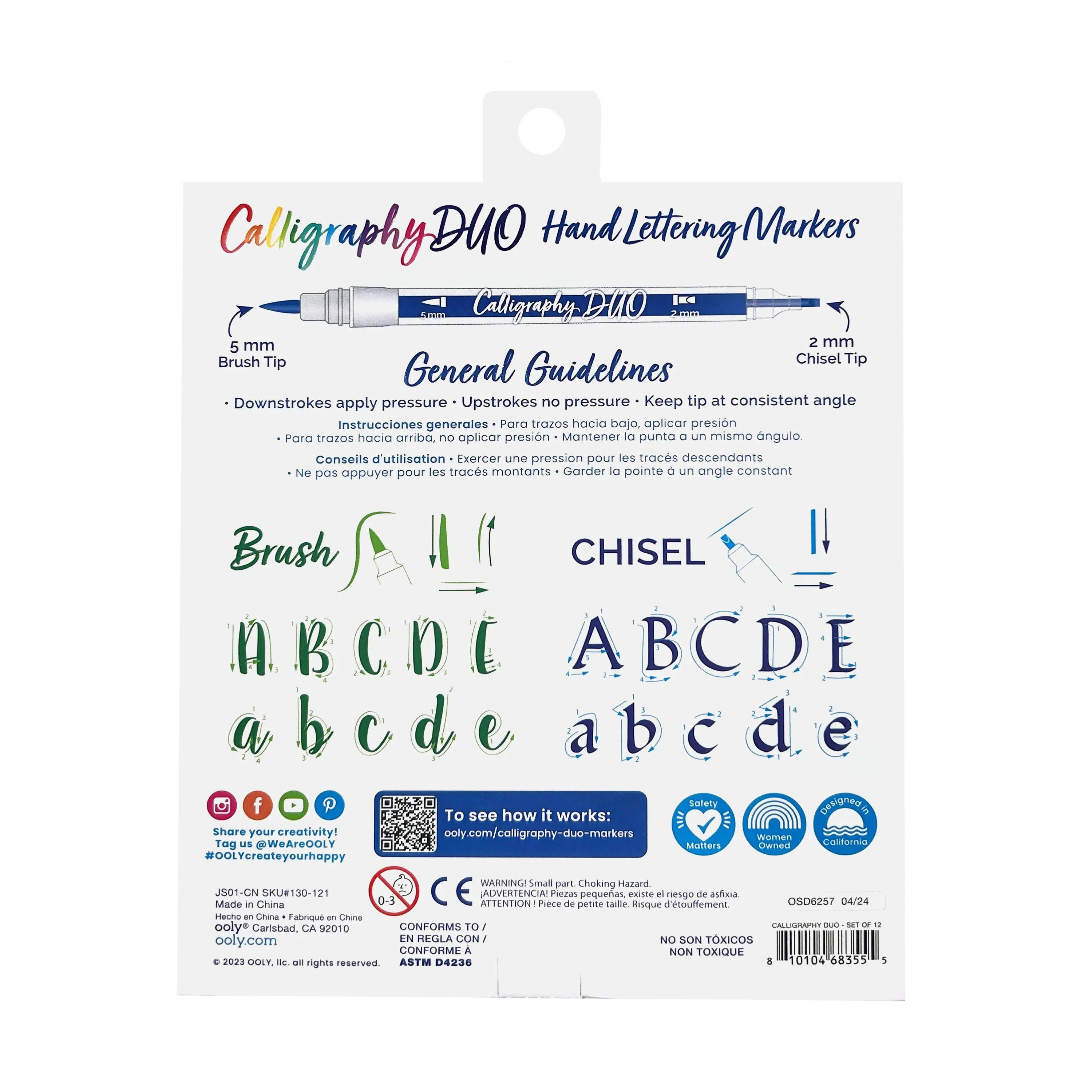 OOLY: Calligrapghy Duo Markers - Set of 12 - Image 2