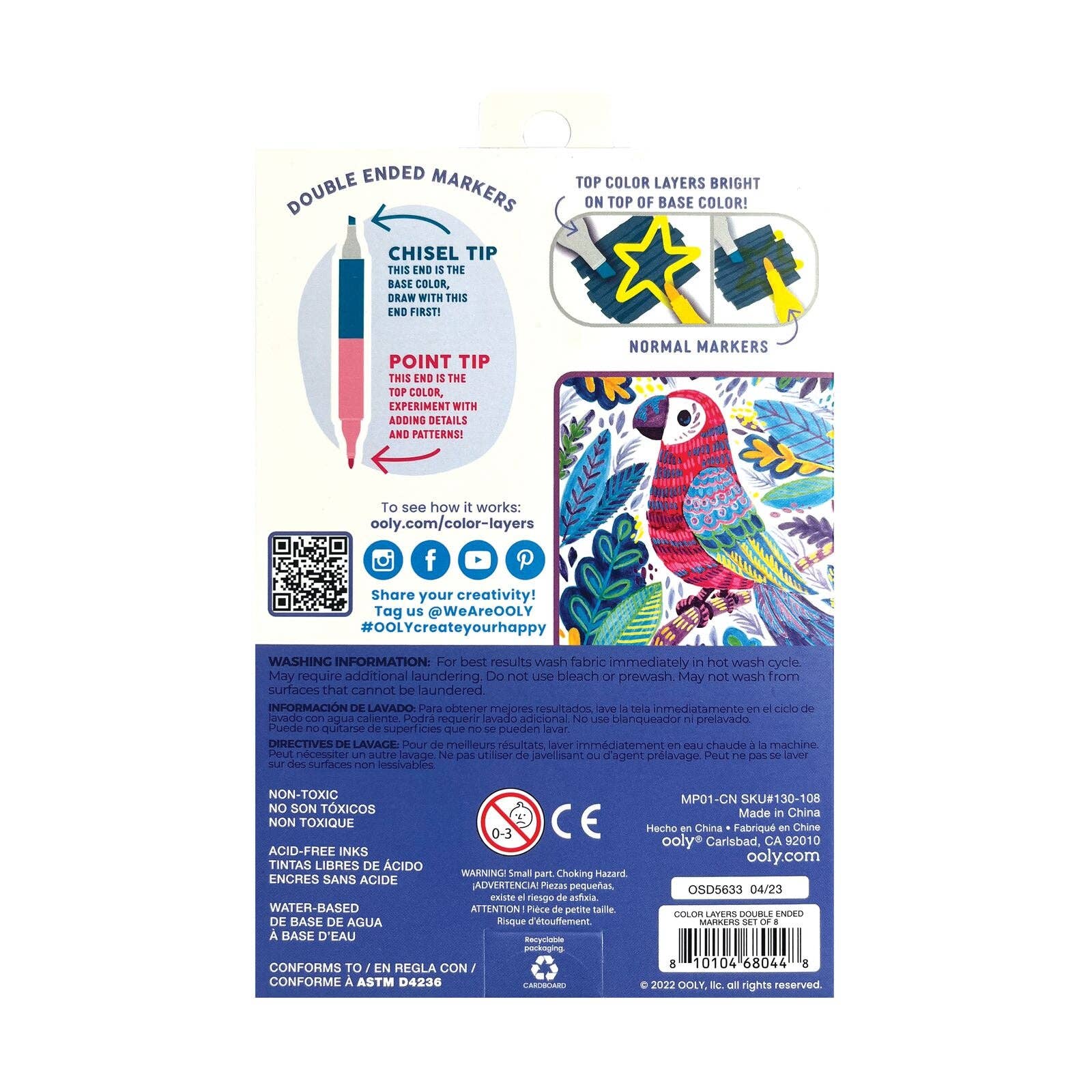 OOLY: Color Layers Double-Ended Layering Markers- Set of 8 - Image 2
