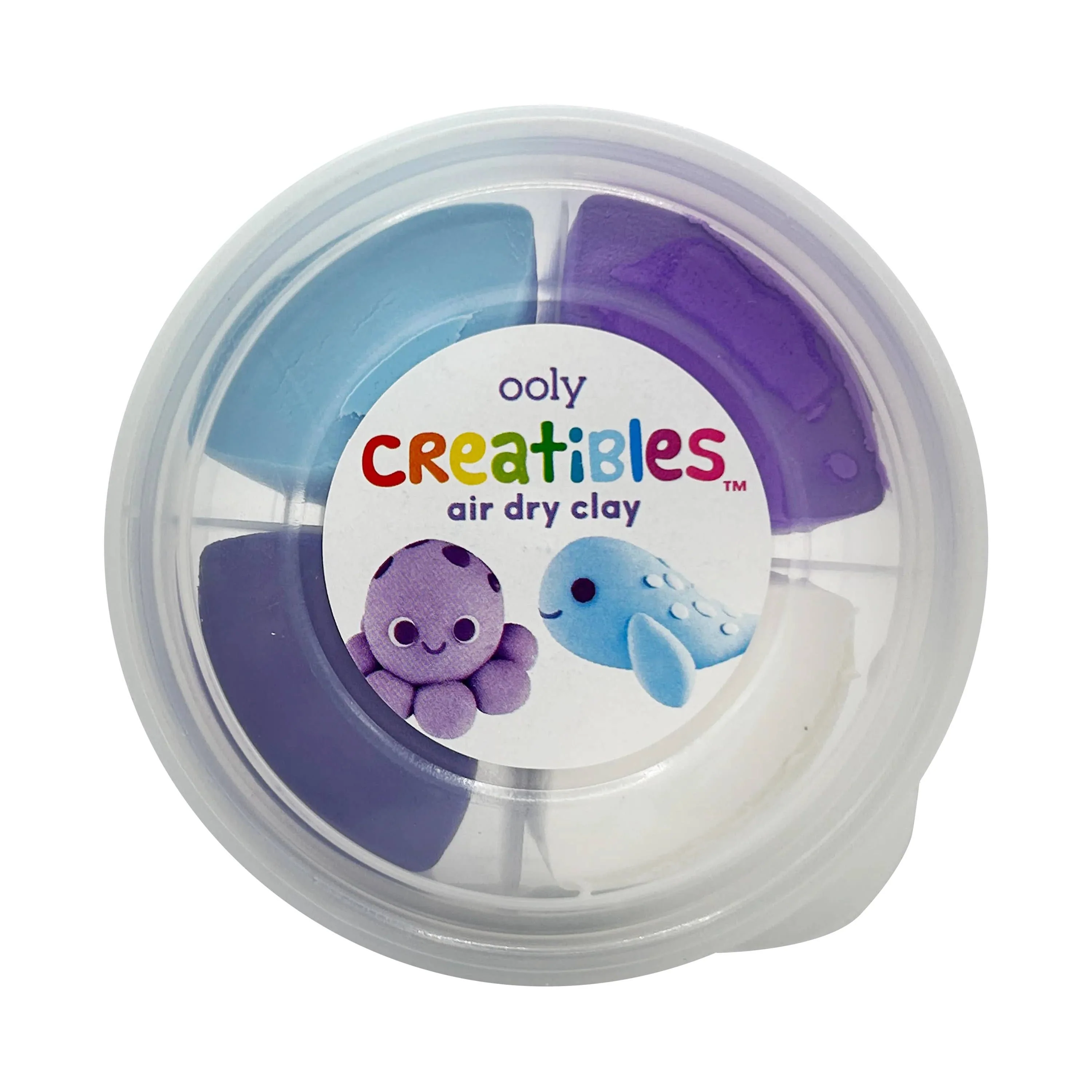 OOLY: Creatibles D.I.Y. Air-Dry Clay Kit: Ocean BFFs (Set of 4) - Image 2