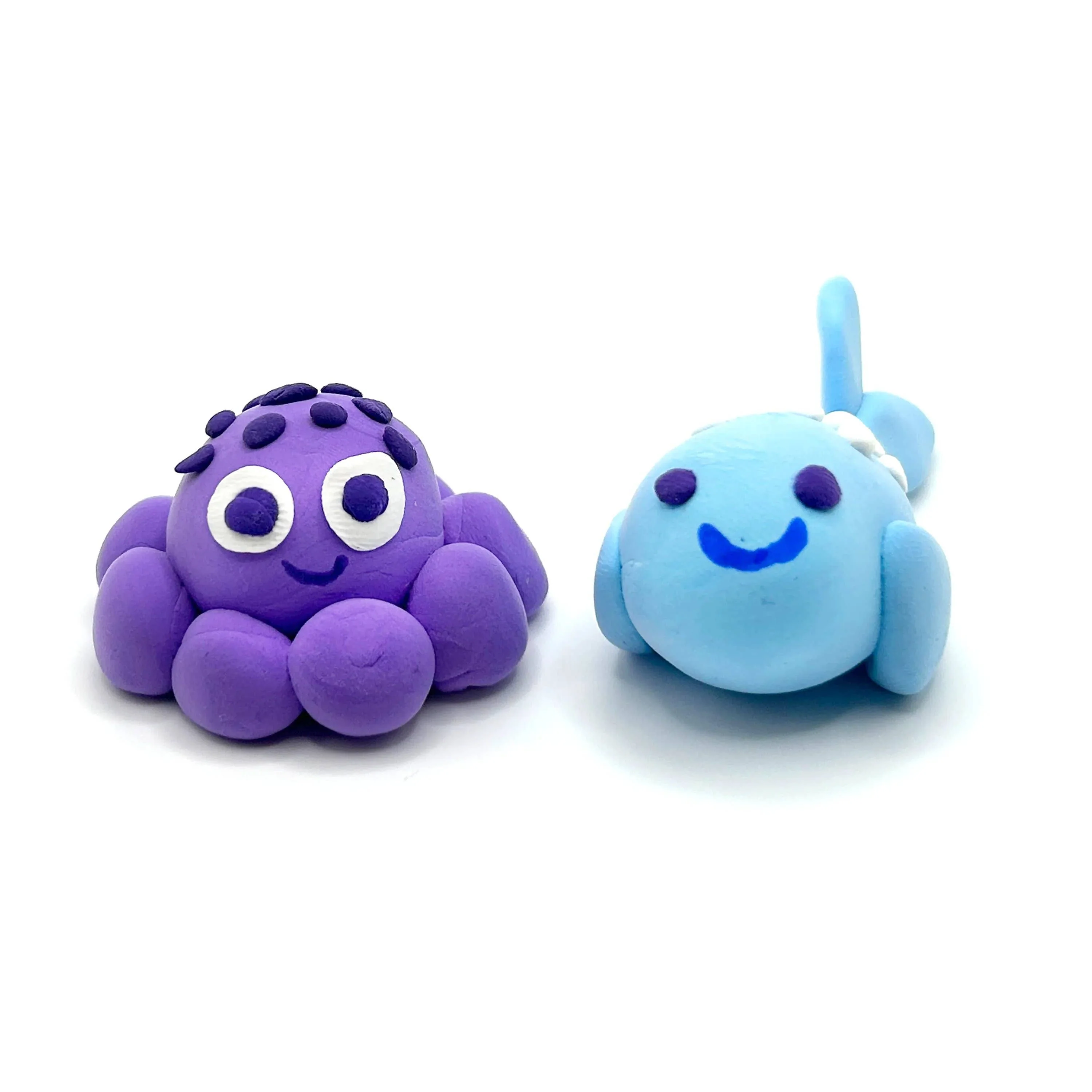 OOLY: Creatibles D.I.Y. Air-Dry Clay Kit: Ocean BFFs (Set of 4) - Image 4