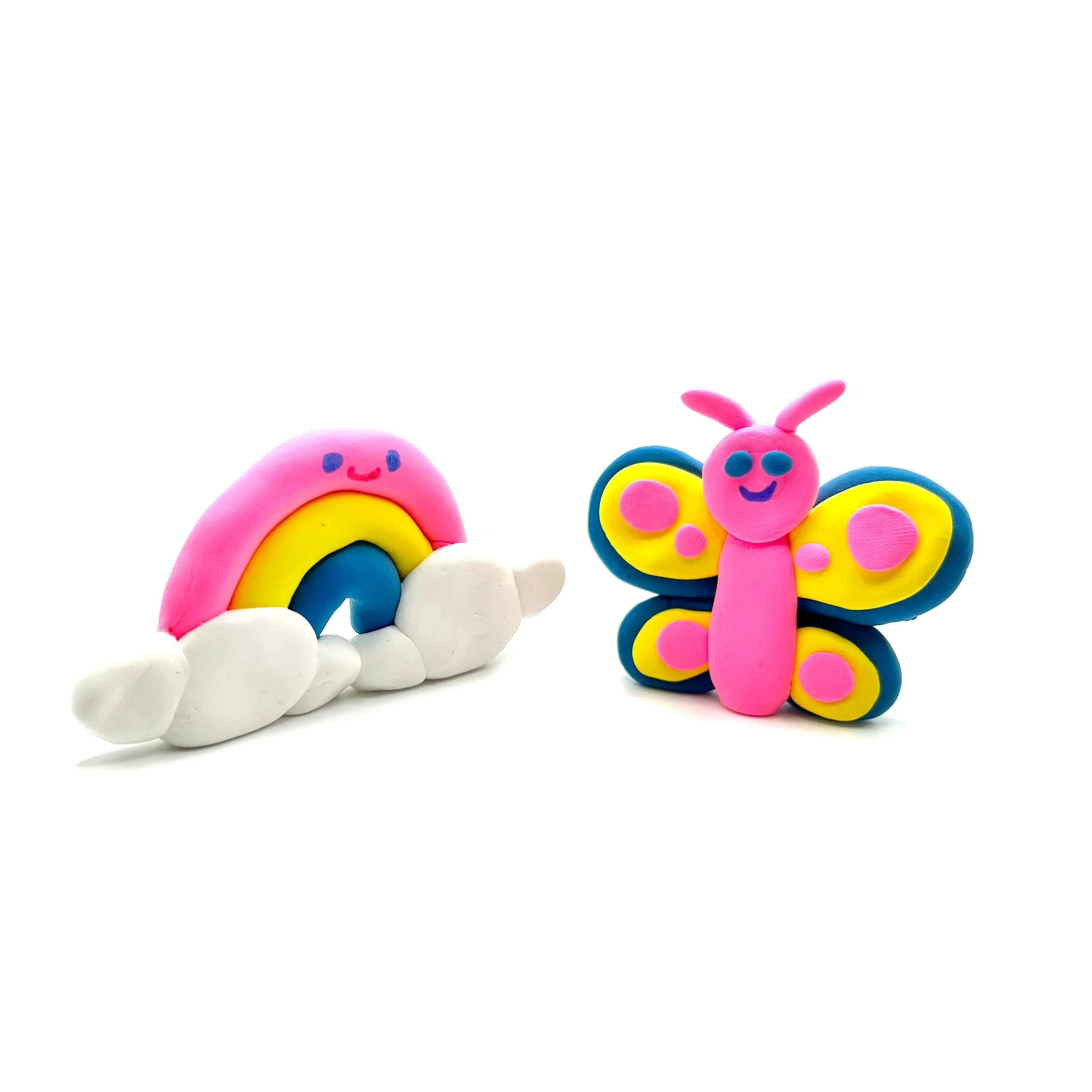 OOLY: Creatibles D.I.Y. Air-Dry Clay Kit: Rainbow BFFs (Set of 4) - Image 3