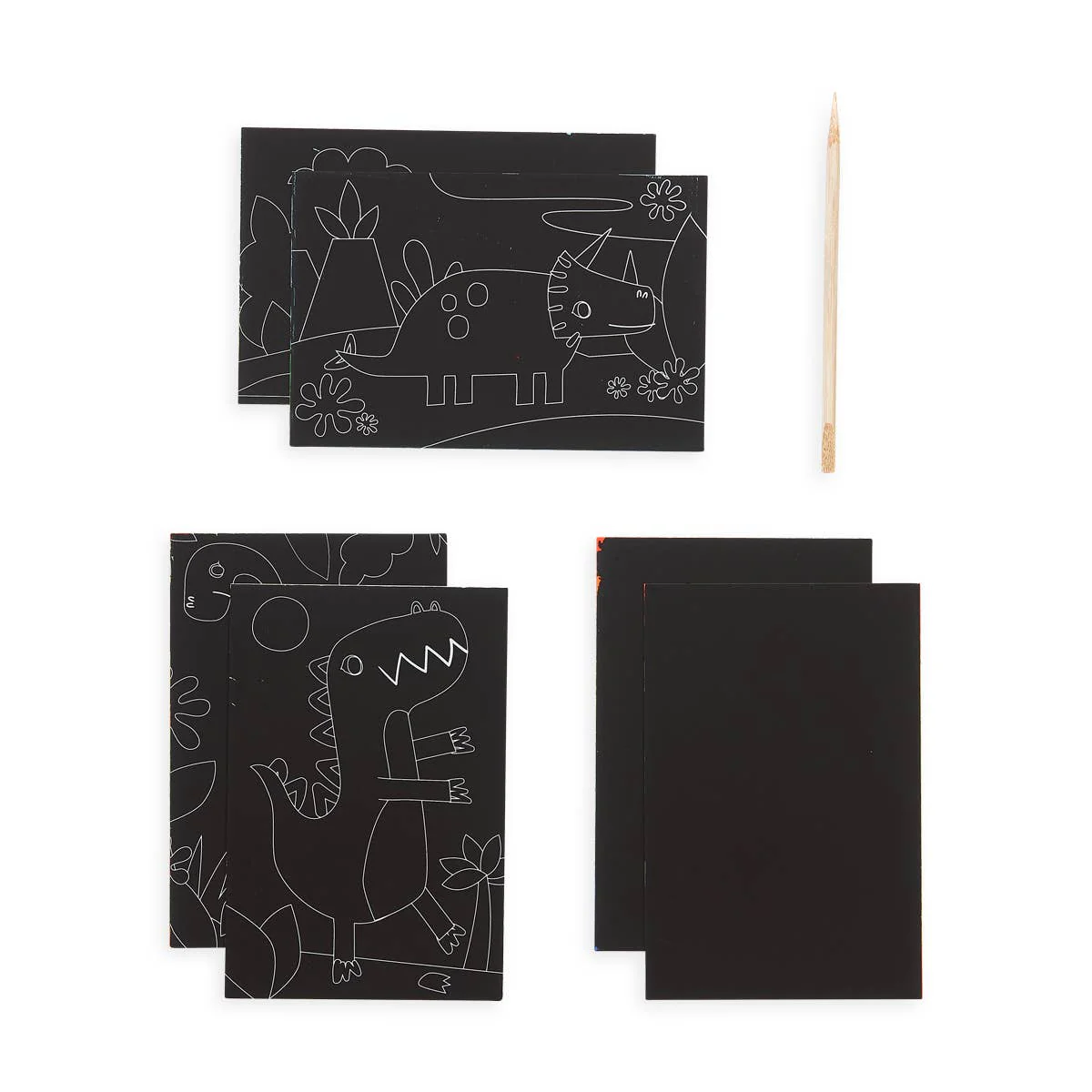 OOLY - Mini Scratch & Scribble Art Kit: Dino. Days - Image 2