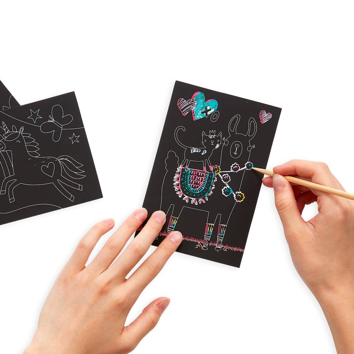 OOLY - Mini Scratch & Scribble Art Kit: Funtastic Friends - Image 2