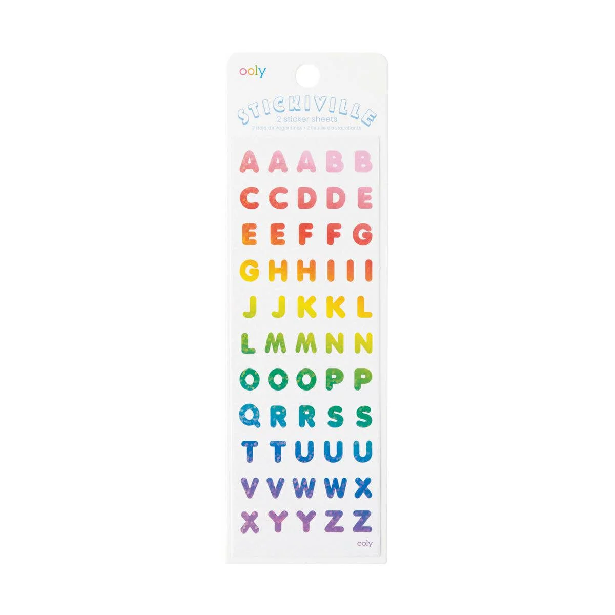 OOLY: Stickiville Rainbow Letters