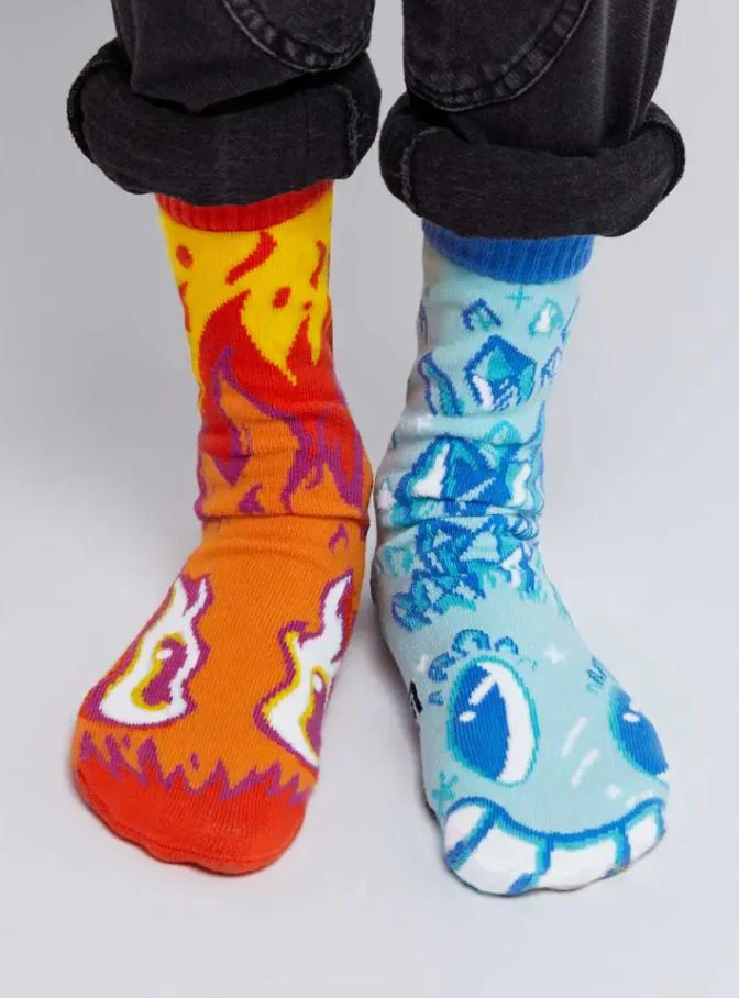 Pals Socks: Burnie & Icey (Limited Edition) - Image 2