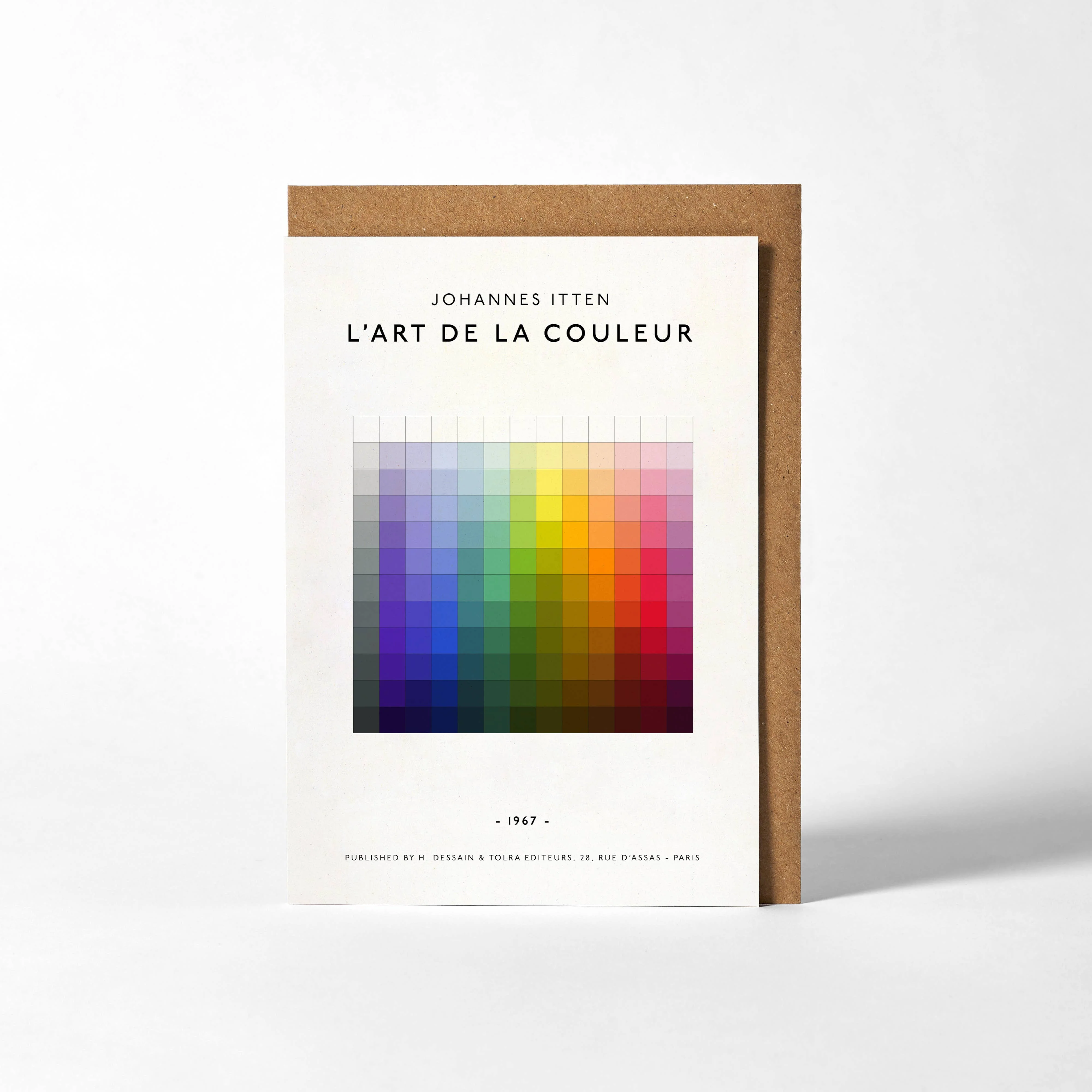 Roomytown Inc: Greetings Card - L'Art De La Couleur