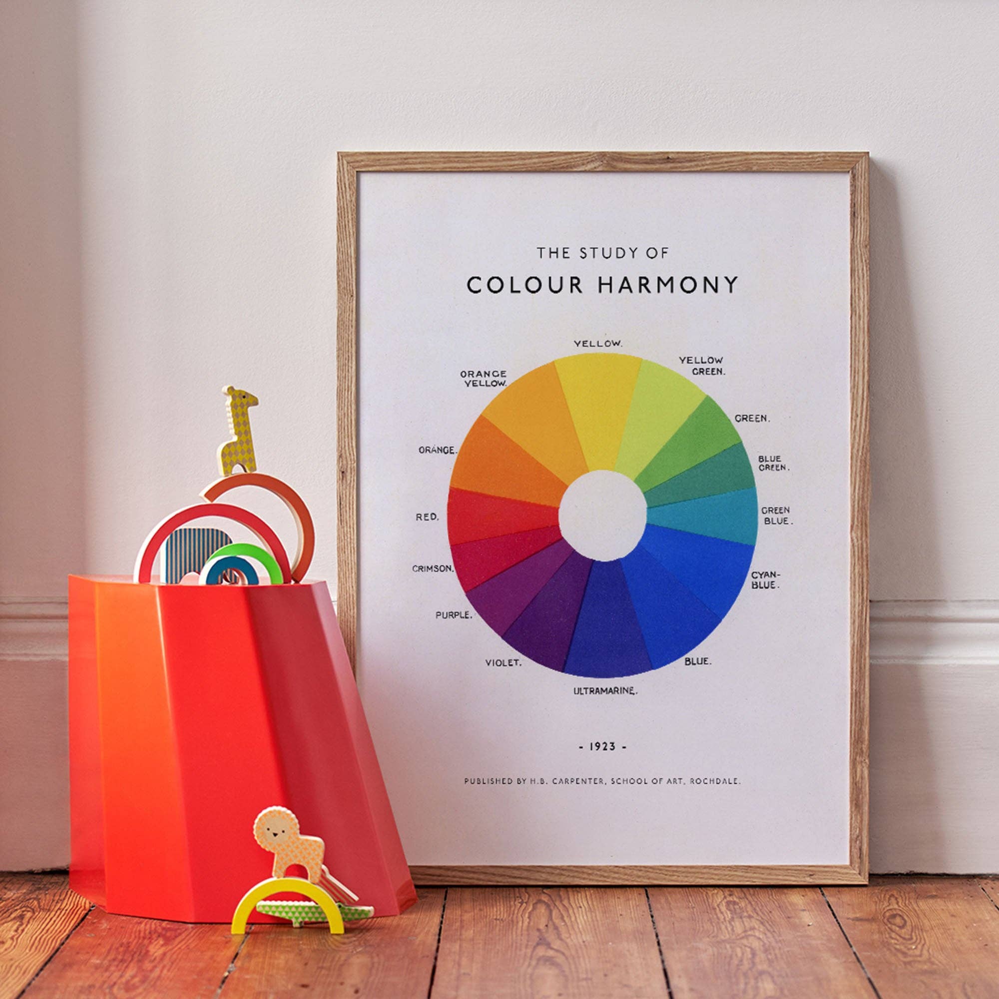 Roomytown Inc: The Study of Color Harmony Fine Art Print - Image 3