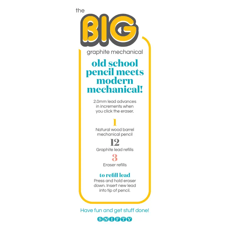 Snifty: Big Graphite Mechanical Pencil Set - Image 2