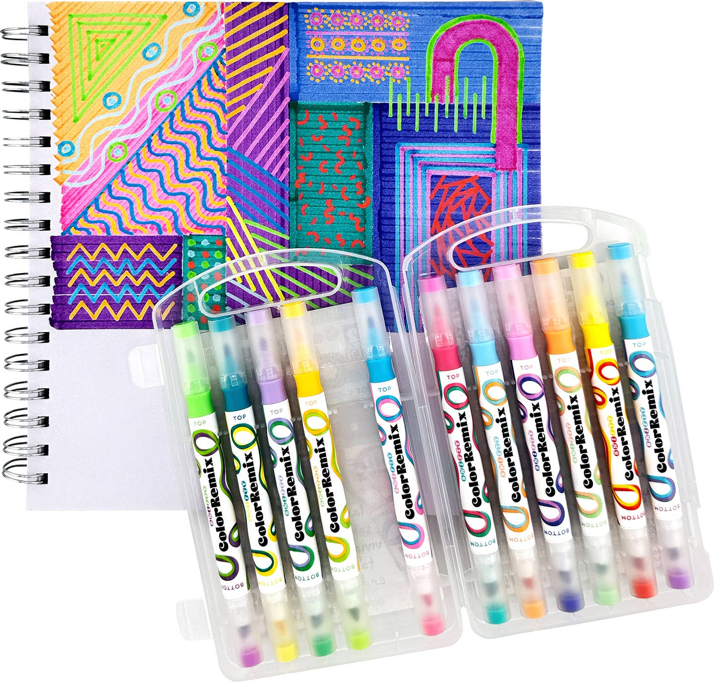 SNIFTY: COLOR REMIX- DOUBLE ENDED COLOR CHANGING LAYERING MARKERS - Image 2