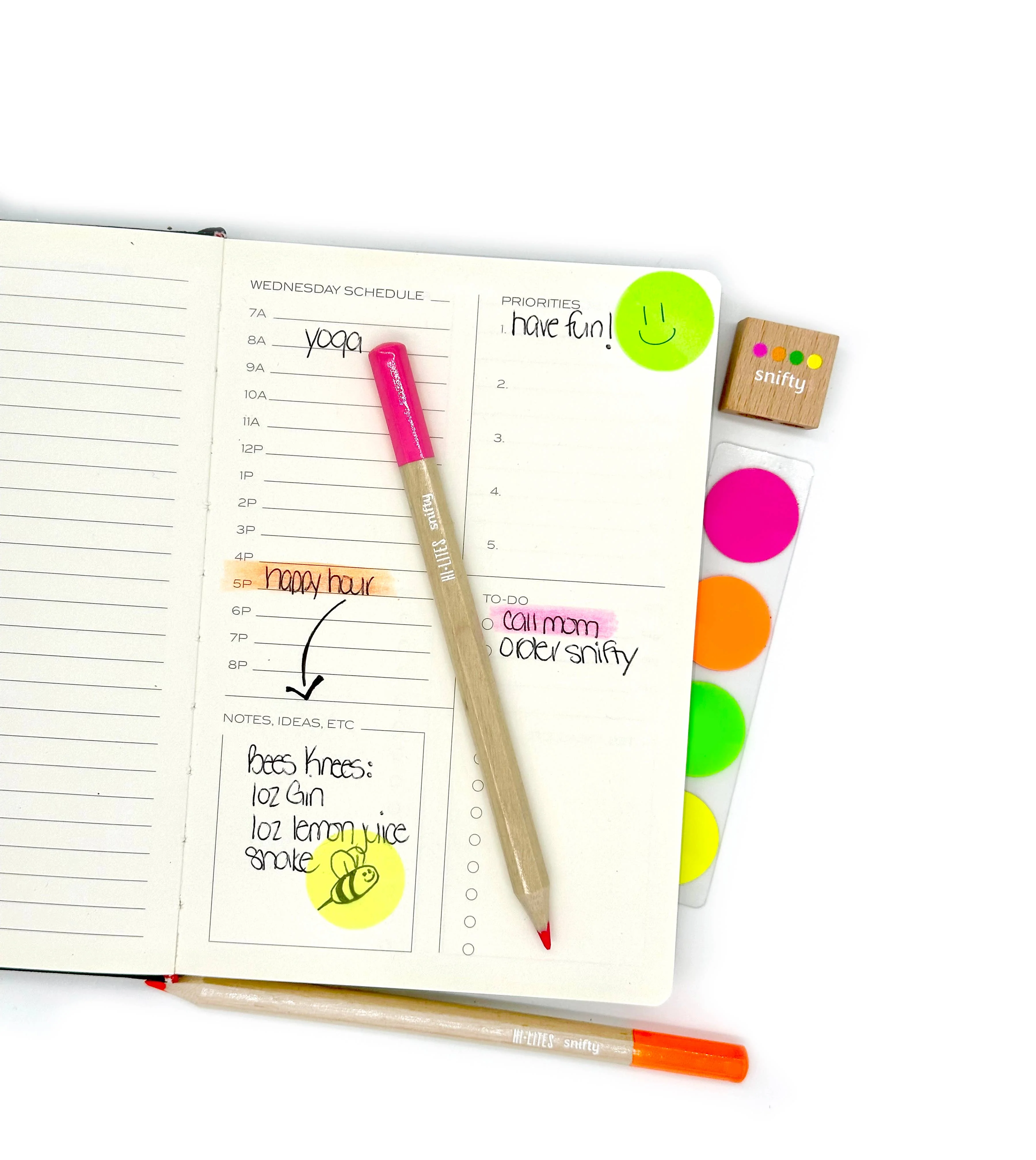 SNIFTY: HI•LITES - NEON PENCIL HIGHLIGHTING SET - Image 2