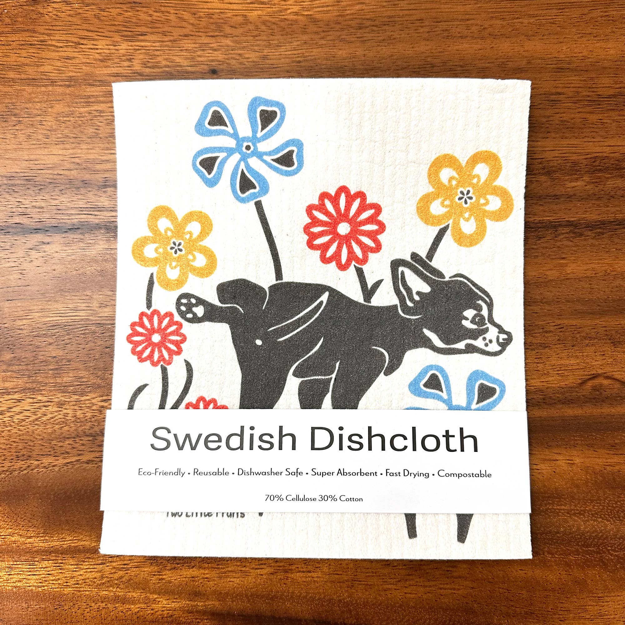 Two Little Fruits: Swedish Dishcloth - Funny Dog Dishcloth  – Reusable Swedish - Image 7